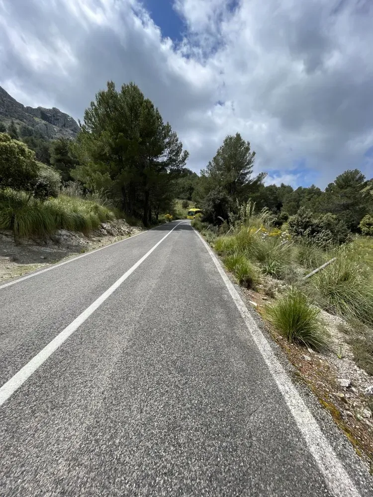 Lluc tunel de monnaber highest road mallorca bike